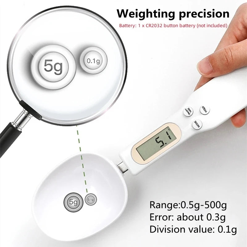 Cuillère Balance Numérique 500g / 0.1g – Cuisine & Café