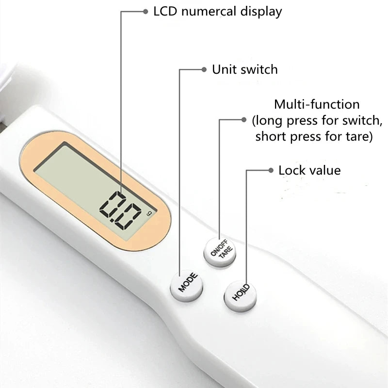 Cuillère Balance Numérique 500g / 0.1g – Cuisine & Café